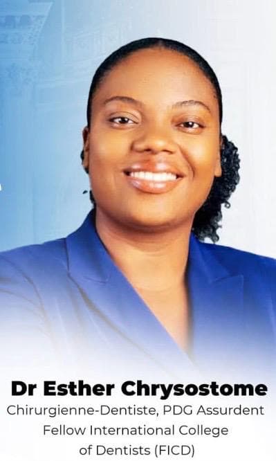 Dr. Esther Chrysostome, Chirurgienne-Dentiste and leader of the AWMI Healthy Gums Initiative