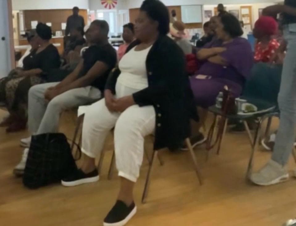 Participants seated during a R.I.S.E. program session